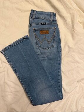 Wrangler Women's Light Blue Boot-Cut Jeans